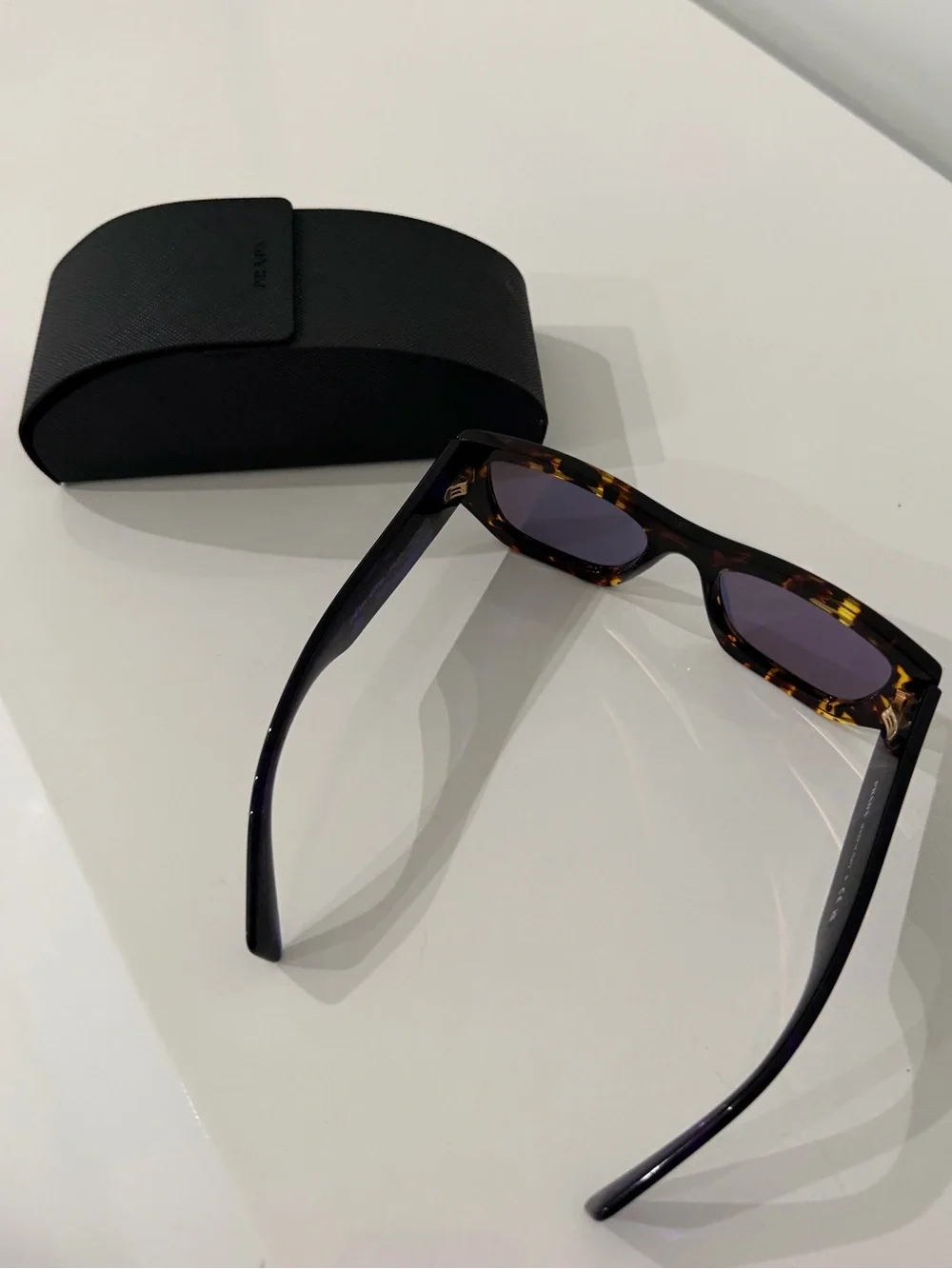 Prada bold tortoiseshell